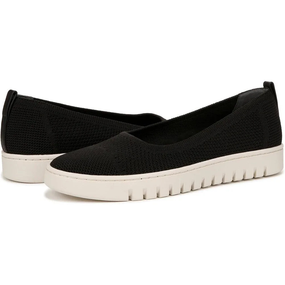 Vionic Uptown Knit Skimmer Flat Women's US 13 M Black Round Toe Slip-On HTAT1466